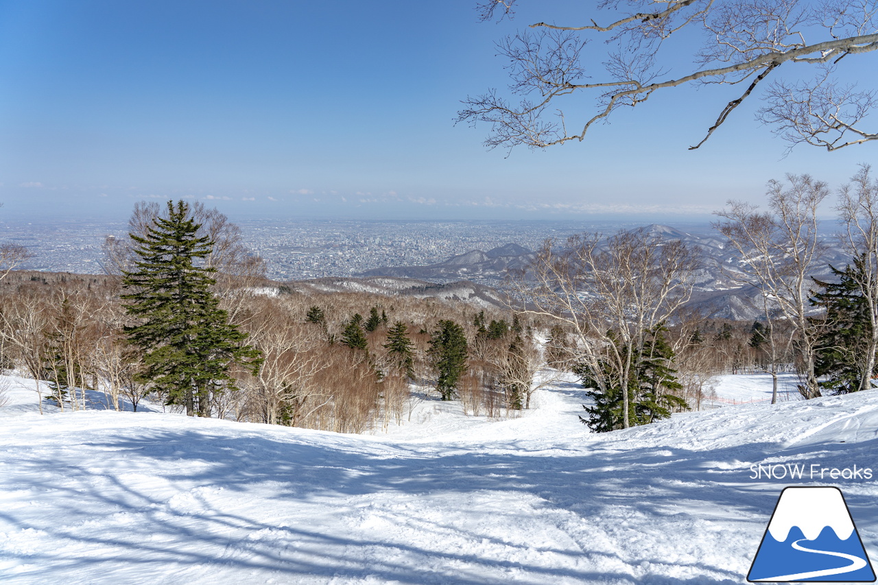 サッポロテイネ｜ついに…本格的な春シーズンが到来！ザクザク雪で凸凹な急斜面が楽しすぎる♪